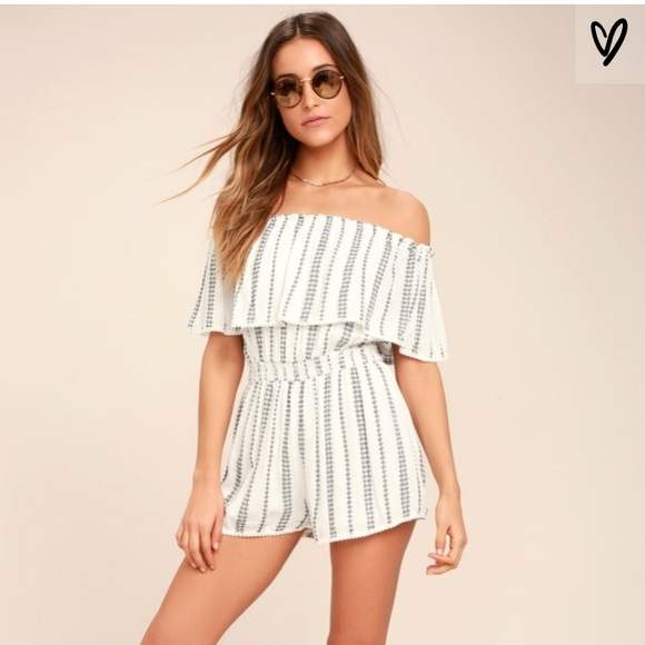 Lulus Other - Lulus Off the shoulder Romper